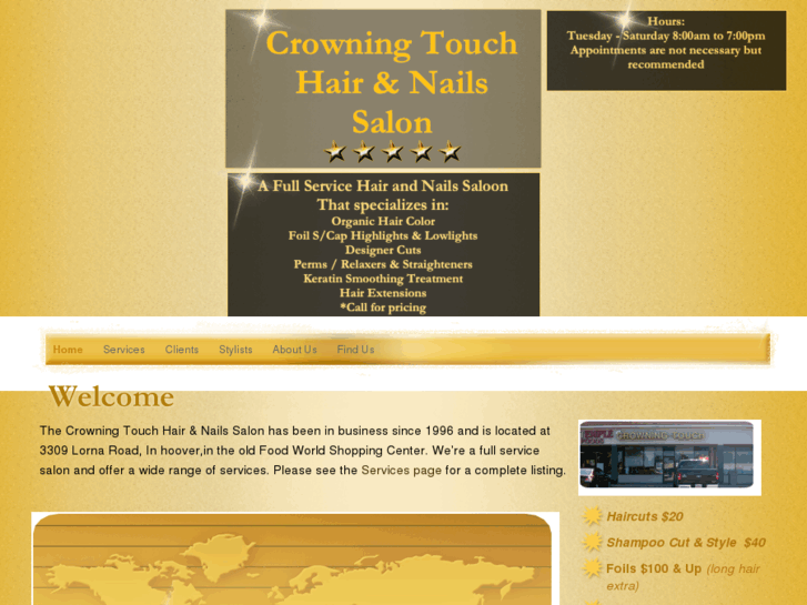 www.thecrowningtouchsalon.com