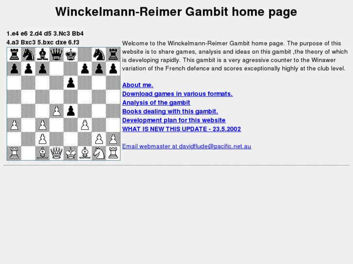 www.winkelmannreimergambit.org