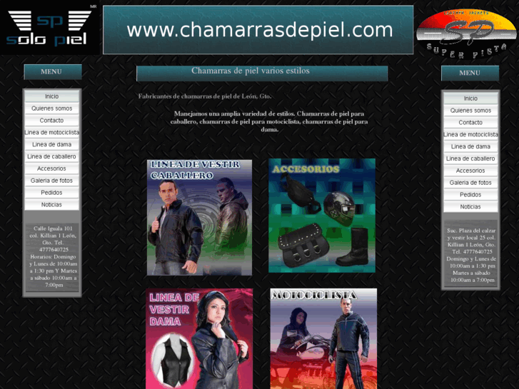 www.chamarrasdeleon.com