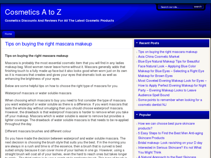 www.cosmeticsatoz.com