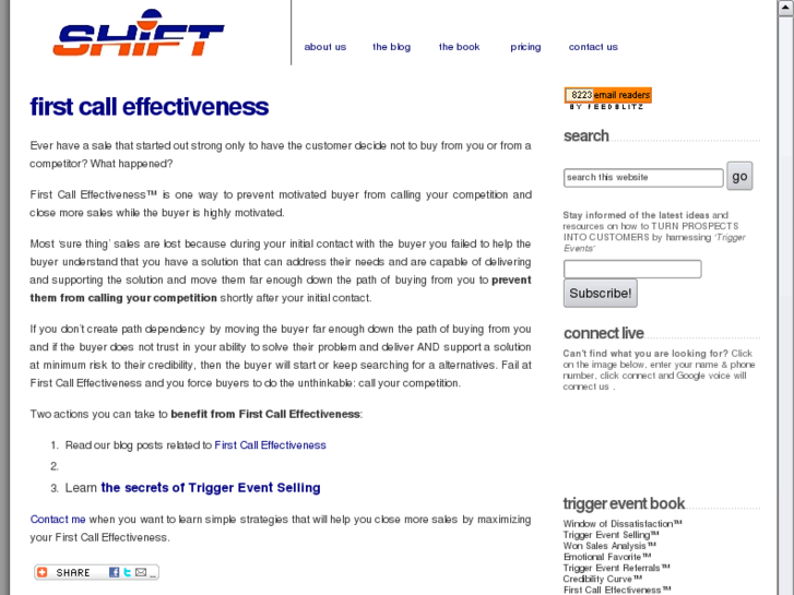 www.firstcalleffectiveness.com