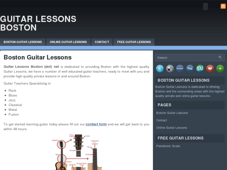 www.guitarlessonsboston.net