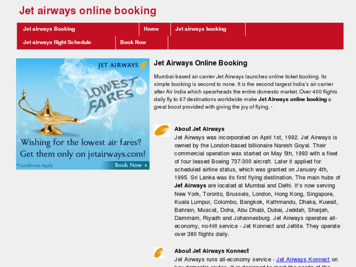 www.jetairwaysonlinebooking.com