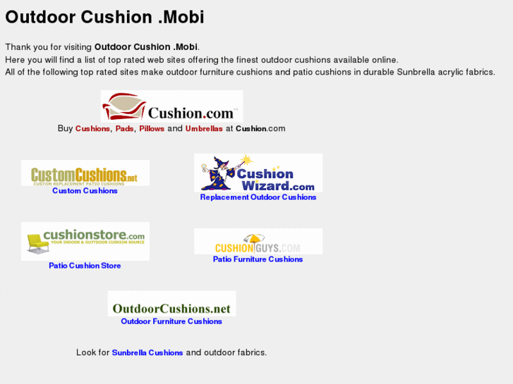 www.outdoorcushion.mobi