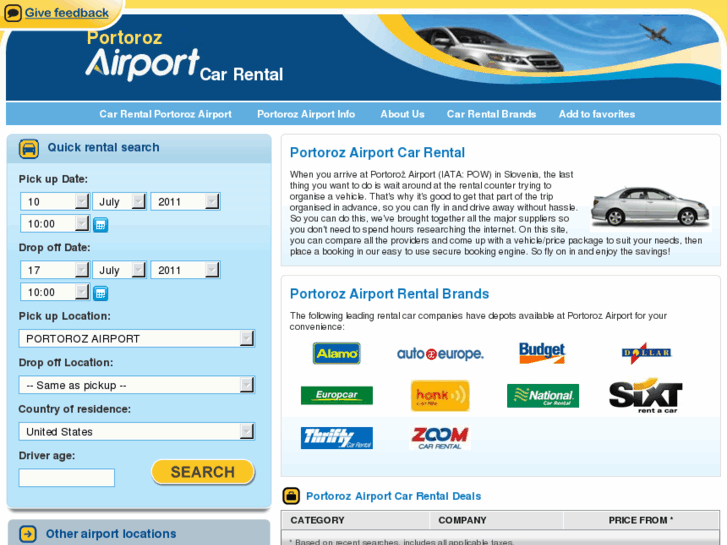 www.portorozairportcarrental.com