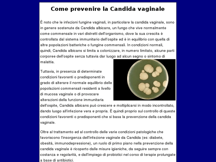 www.candidavaginale.com