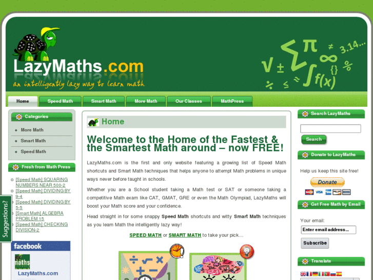 www.lazymath.com