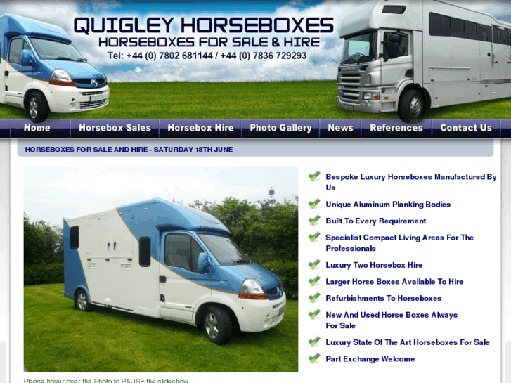 www.quigleyhorseboxes.com