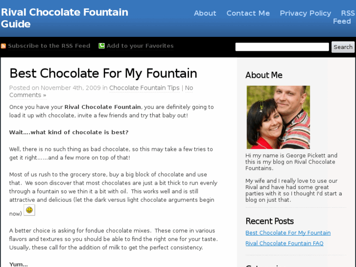 www.rivalchocolatefountainguide.com