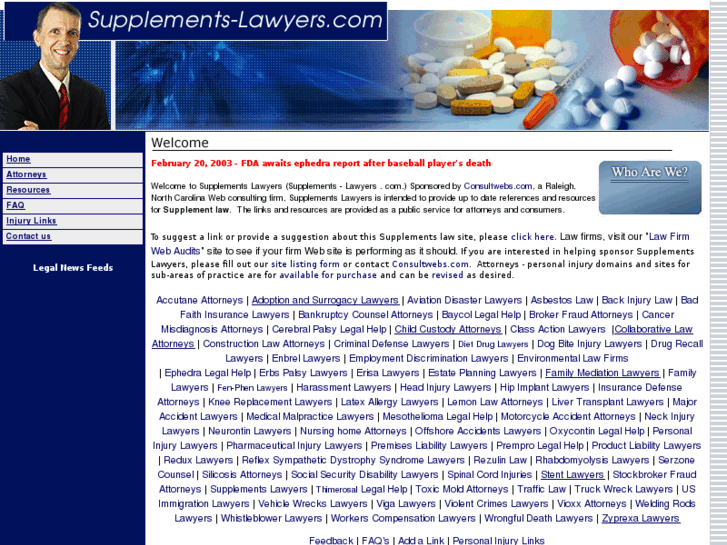 www.supplements-lawyers.com