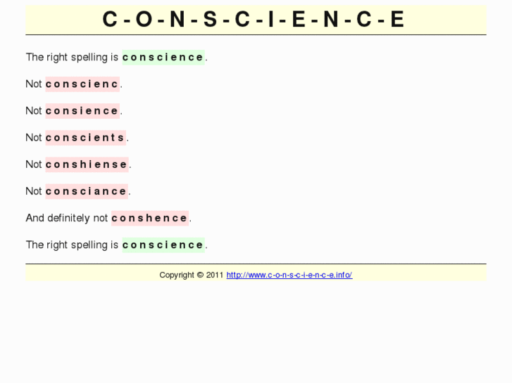 www.c-o-n-s-c-i-e-n-c-e.info
