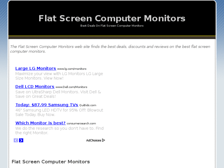 www.flatscreencomputermonitors.org