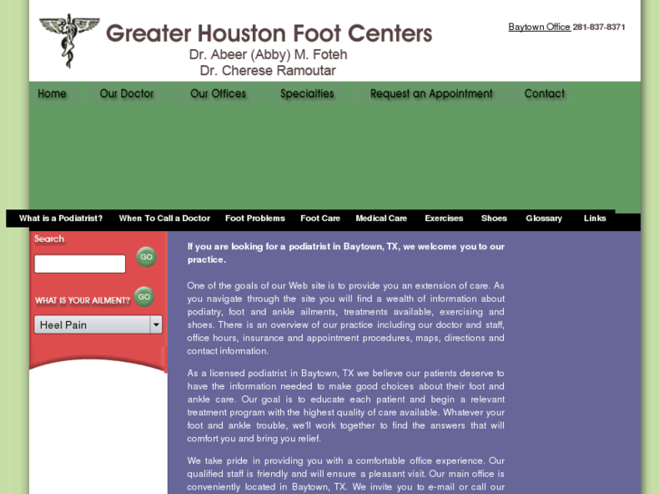 www.greaterhoustonfootcenters.com