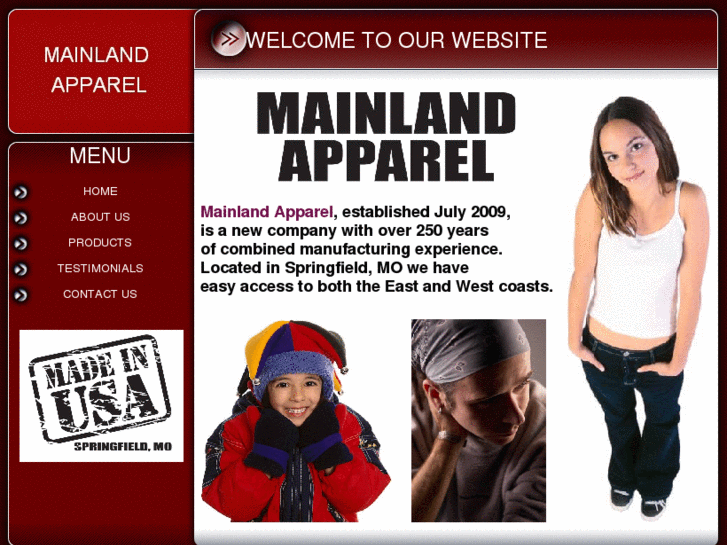 www.mainland-apparel.net