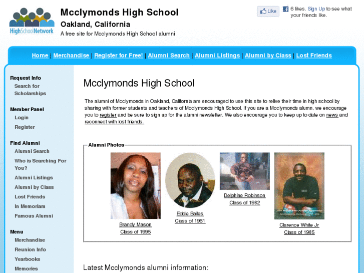 www.mcclymondshighschool.org