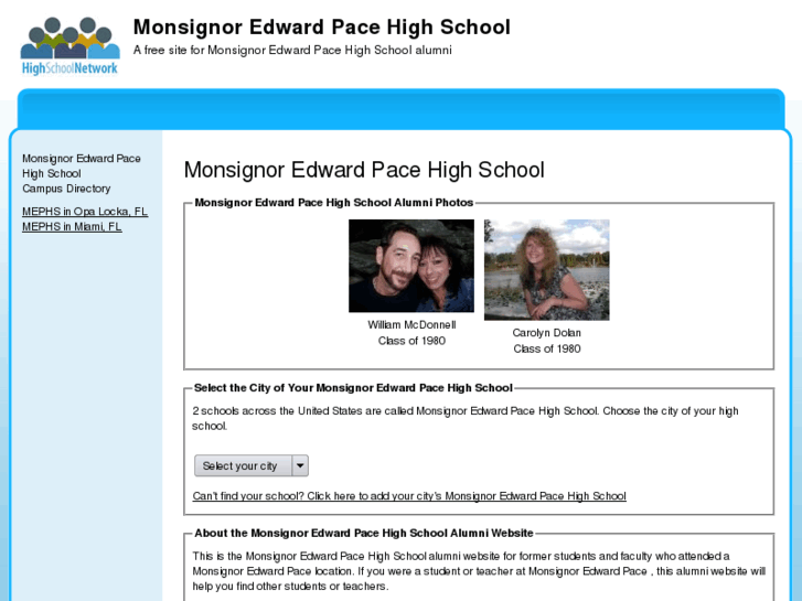 www.monsignoredwardpacehighschool.com