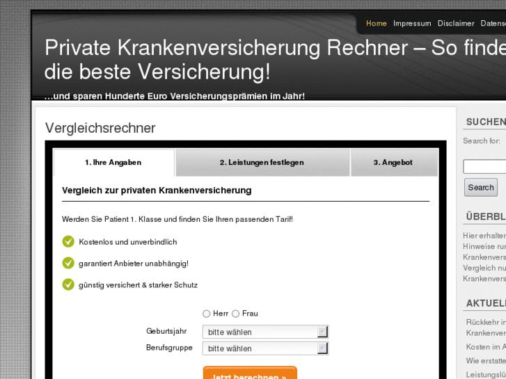 www.privatekrankenversicherungrechner.org