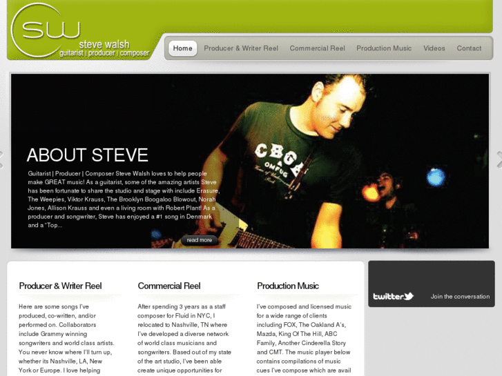 www.stevewalshmusic.com