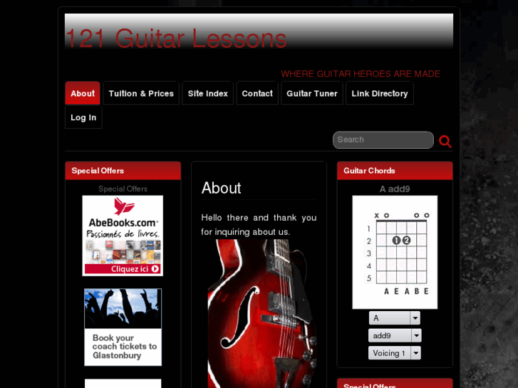 www.121guitarlessons.com