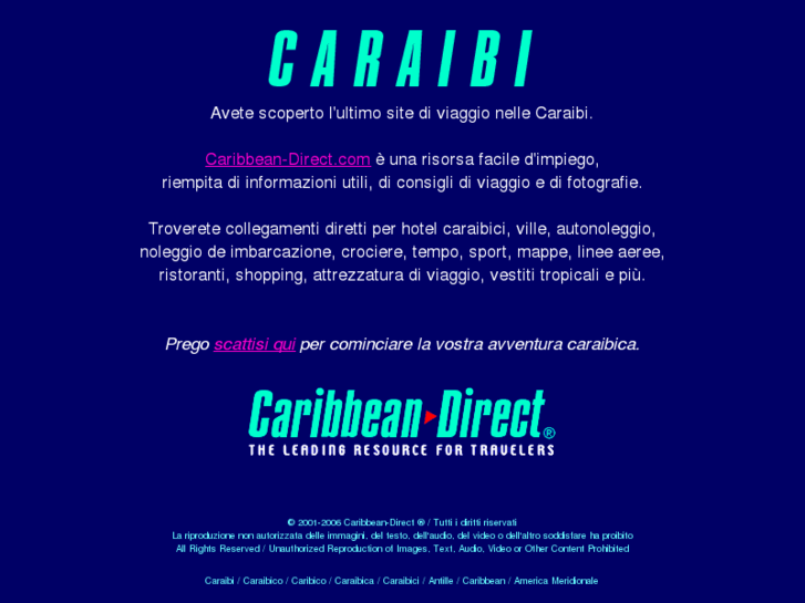 www.caraibi-diretti.com