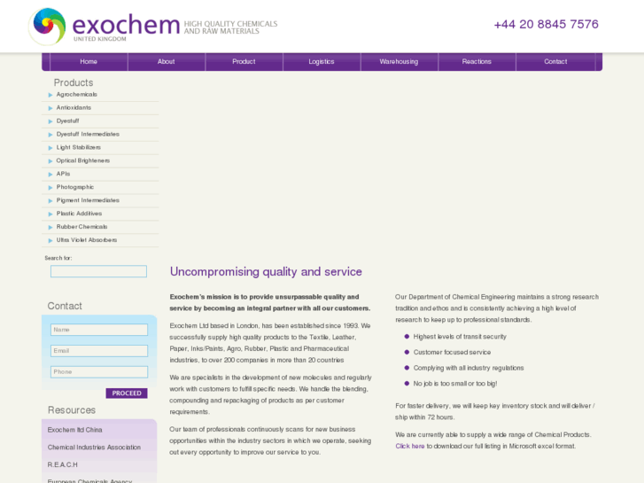 www.exochem.co.uk