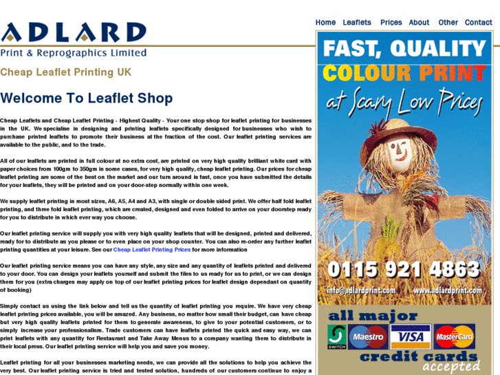 www.leafletshop.co.uk