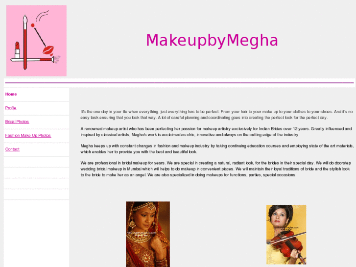 www.makeupbymegha.com