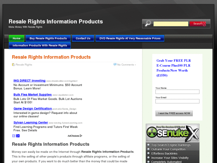 www.resalerightsinformationproducts.com