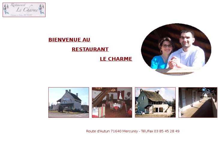 www.restaurant-lecharme.com