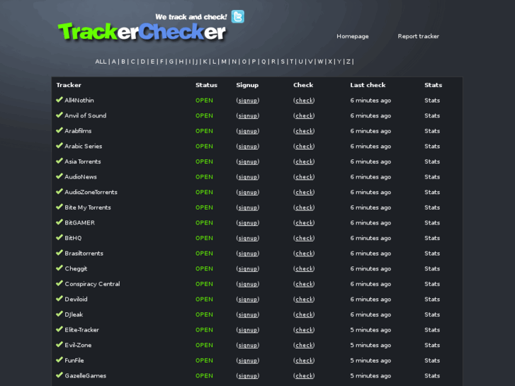 www.trackerchecker.net