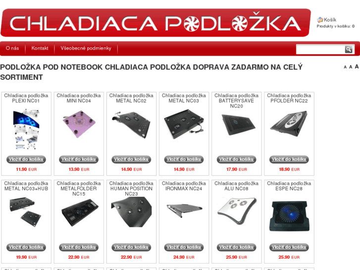 www.chladiacapodlozka.sk
