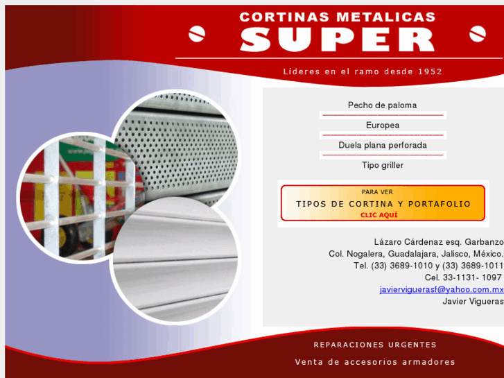 www.cortinasmetalicassuper.com