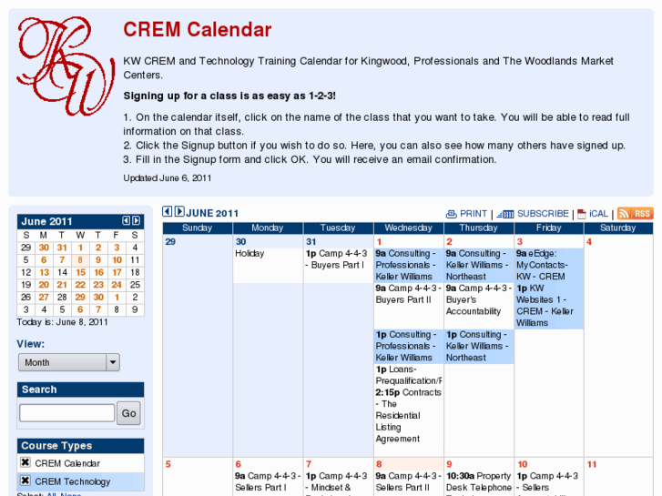 www.cremcalendar.com