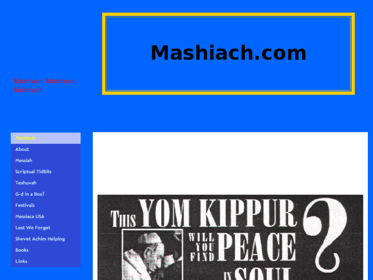 www.mashiach.com