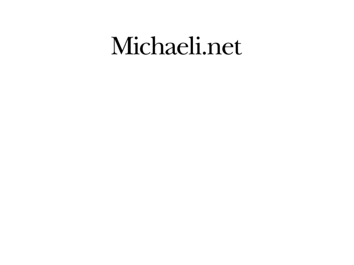 www.michaeli.net