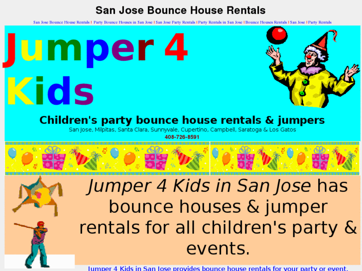 www.san-jose-bounce-houses-party-rentals.com