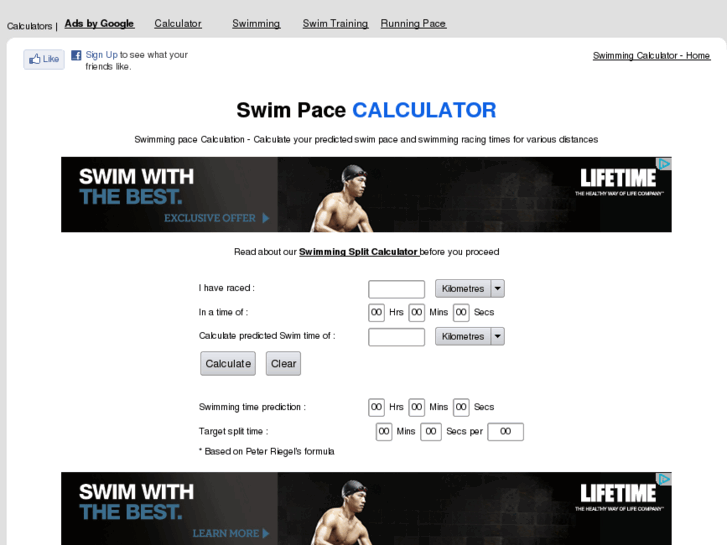 www.swimming-calculator.com