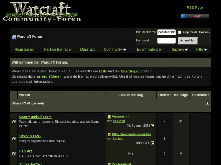 www.warcraftforum.de