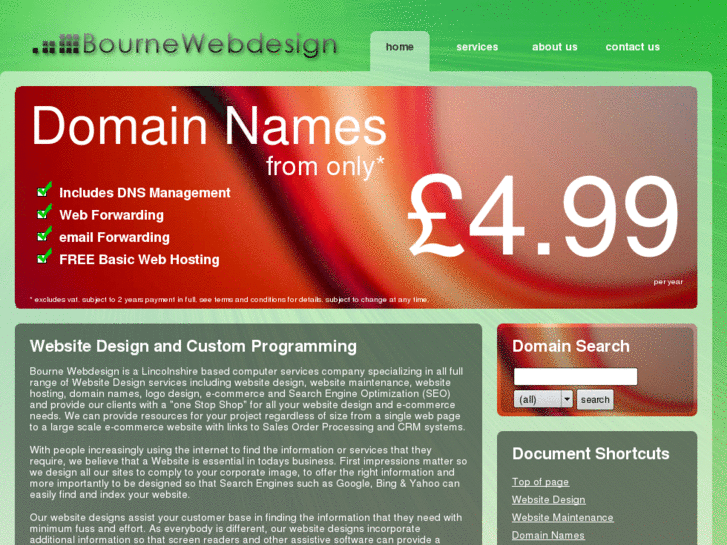 www.bournewebdesign.com
