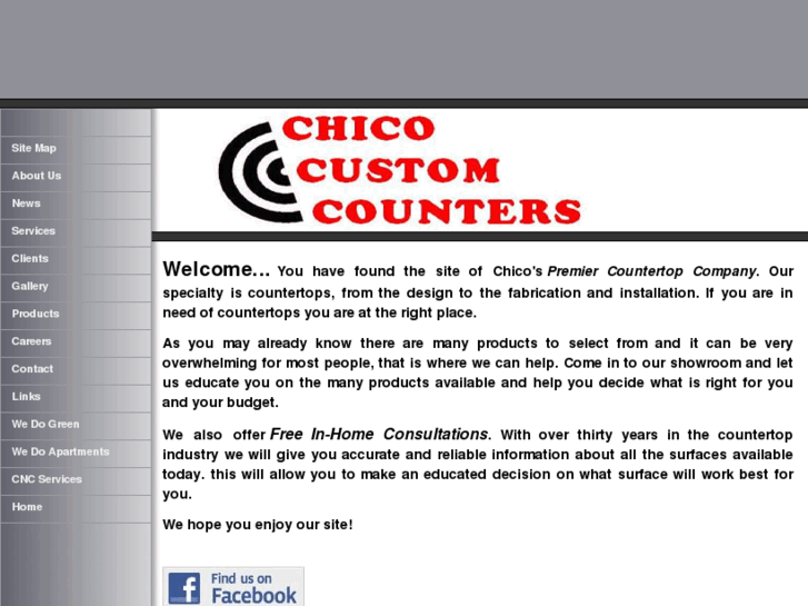 www.chicocustomcounters.com