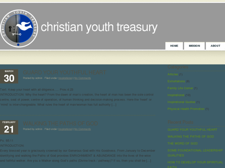 www.christianyouthtreasury.com