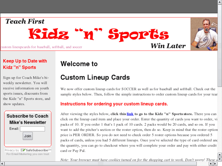 www.customlineupcards.com