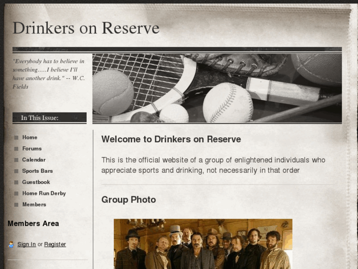 www.drinkersonreserve.com