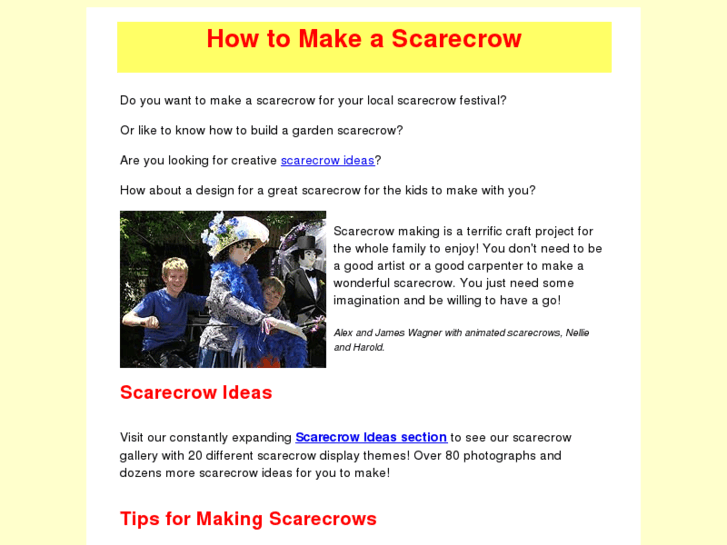 www.makescarecrows.com