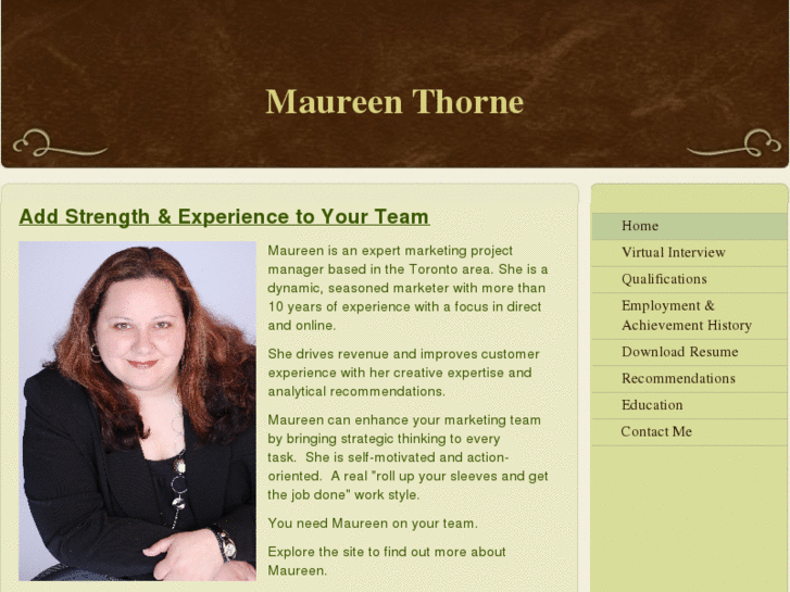 www.maureenthorne.com