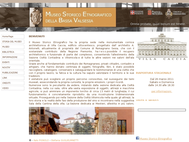 www.museostoricoromagnano.it