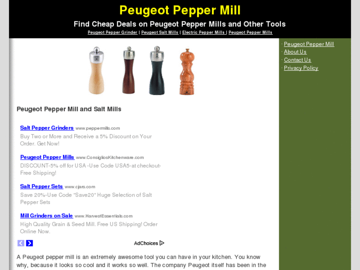 www.peugeotpeppermill.com