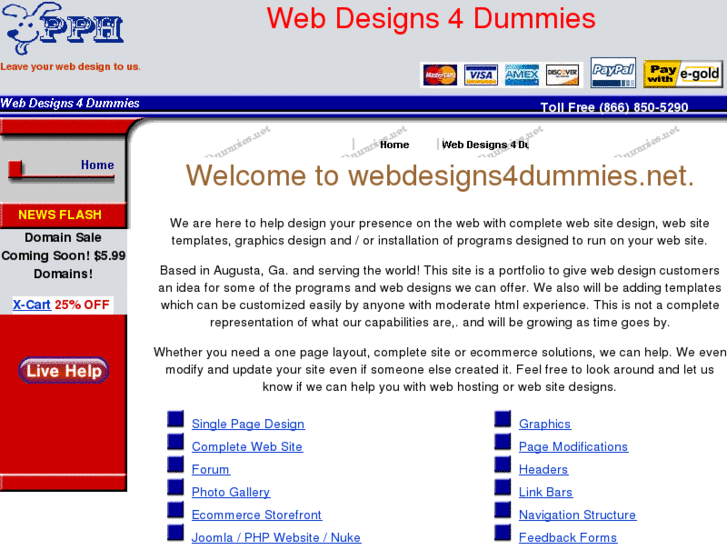 www.webdesigns4dummies.net