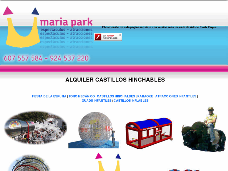 www.alquilercastilloshinchables.net