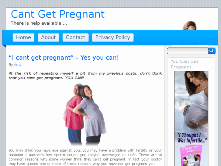 www.cantgetpregnant.net